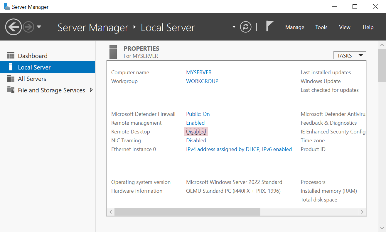 Secure configuration. Ipv4 settings Windows Server. Фото SERVERMANAGER. Web Security configurer.